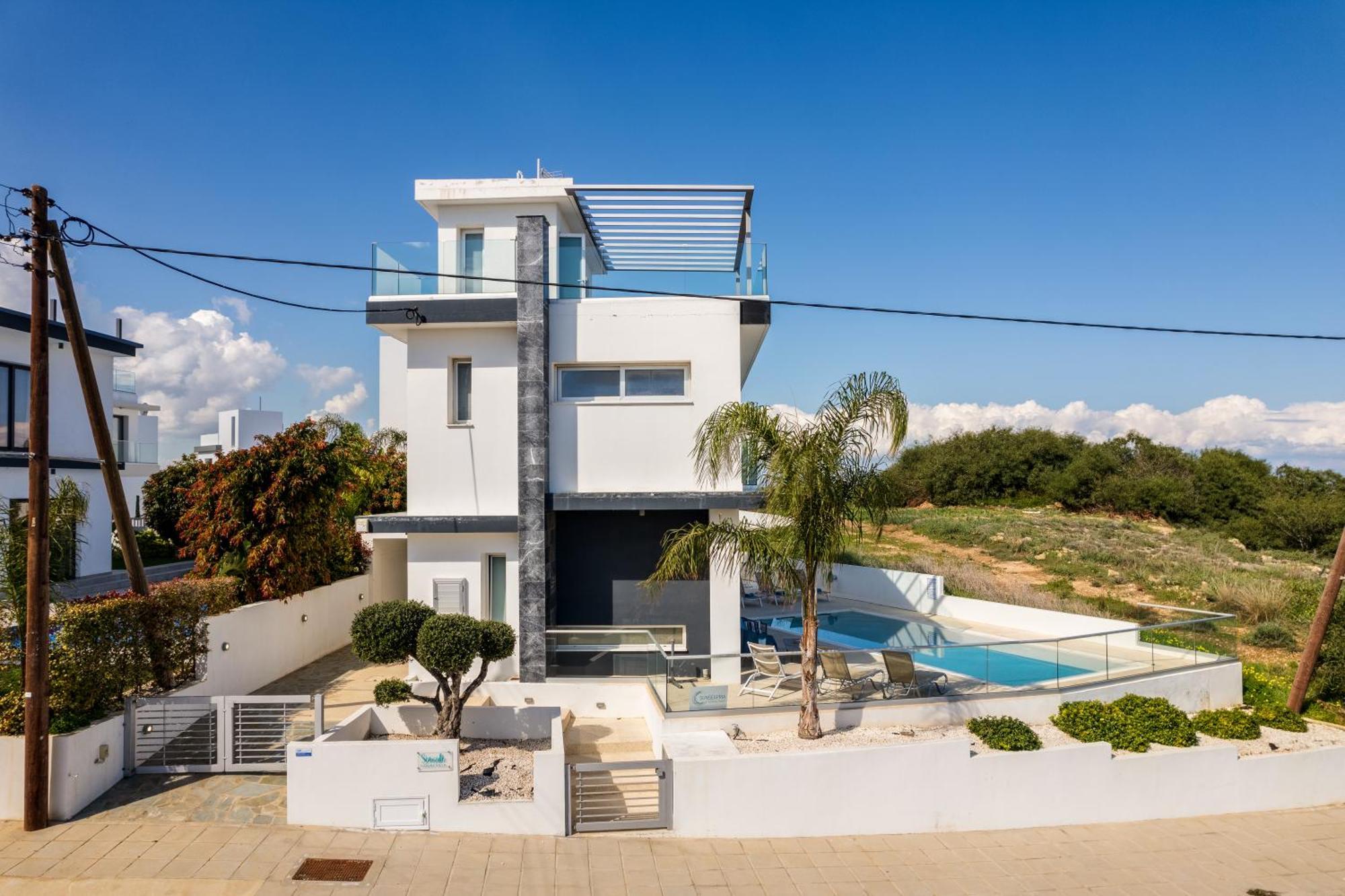 Seaside Luxury Villa باراليمني المظهر الخارجي الصورة